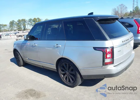 2017 Land Rover Range Rover 3.0L V6 Supercharged Hse из США, поврежденный, VIN SALGS2FV0HA336513